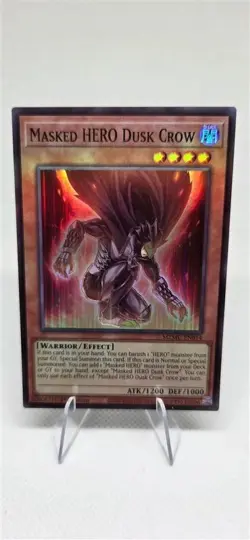Masked HERO Dusk Crow MZMU-EN014 Maze of Muertos 1st Edition NM Yugioh - Image 2