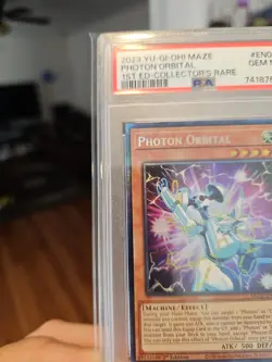 2023 PSA 10 MAZE-EN046 Photon Orbital Collector's Rare 1st Ed GEM MINT YUGIOH - Image 3