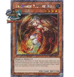 Yugioh! 1x Traptrix Myrmeleo RA04-EN210 Platinum Secret Rare 1st Ed NM - Image 1