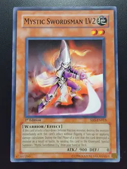Mystic Swordsman LV2 SD5-EN013 Structure Deck: Warrior's Triumph 1st Edition - Image 1