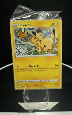 Pokemon Pikachu Holo Holiday Calendar Snowflake Stamped Factory Sealed 49/195 - Image 1