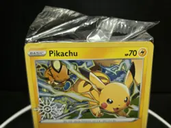 Pokemon Pikachu Holo Holiday Calendar Snowflake Stamped Factory Sealed 49/195 - Image 2