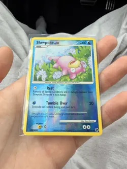 Pokemon Slowpoke Diamond & Pearl Holo 82/106 EN 2008 60 HP Saya Tsuruta - Image 2