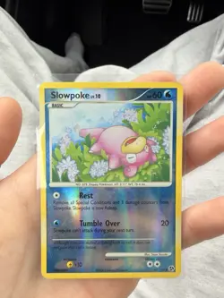 Pokemon Slowpoke Diamond & Pearl Holo 82/106 EN 2008 60 HP Saya Tsuruta - Image 3