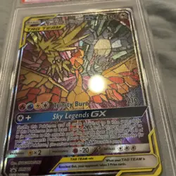 PSA 9 - Moltres & Zapdos & Articuno GX - SM210 Hidden Fates ETB Promo - Image 2