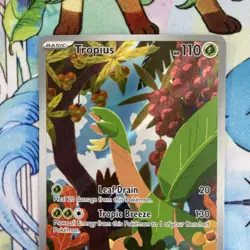 Pokemon Tropius 195/193 Illustration Rare IR Paldea Evolved SV02 Near Mint - Image 3