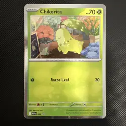 Chikorita 069/088 Cosmos Holo Perfect Order Black Star Promo Pokemon TCG - NM/M - Image 1