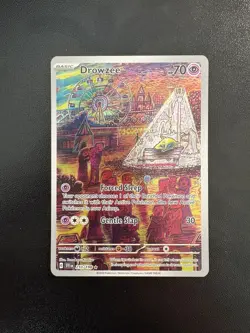 Pokemon TCG Drowzee 210/198 SV01 Scarlet & Violet Illustration Rare Holo - Image 1