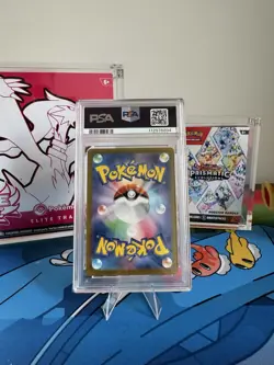Pokemon TCG Slakoth 117/106 SV8 Art Rare Holo Japanese 2024 PSA 10 - Image 2