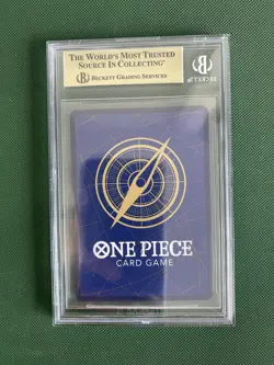 BGS 9.5 Monkey D Luffy P-043 Shonen Jump Holo Promo One Piece Card Japanese - Image 2