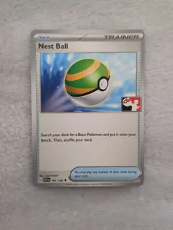 Play! Pokemon Prize Pack Series 5 - 181/198 Nest Ball - Non-Holo Stamped Promo - Image 1