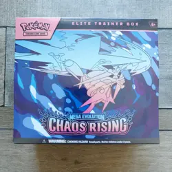 Pokemon TCG - Mega Evolution Chaos Rising ETB Factory Sealed Elite Training Box - Image 1