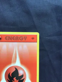 Pokemon Cards: Base Set 1st Edition Common: Fire Energy 98/102 - Image 3