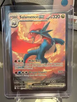 Pokemon TCG Journey Together Salamence ex 187/159 Ultra Rare Holo English - Image 2