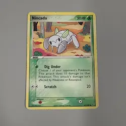 Nincada 67/107 Deoxys 2005 Pokemon TCG Card DMG Non-Holo - Image 1