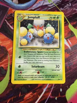 POKEMON TCG JUMPLUFF NEO REVELATION HOLO CARD RARE #9/64 EXCELLENT UNGRADED - Image 1