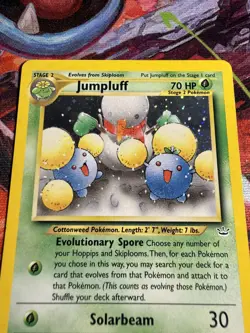 POKEMON TCG JUMPLUFF NEO REVELATION HOLO CARD RARE #9/64 EXCELLENT UNGRADED - Image 2