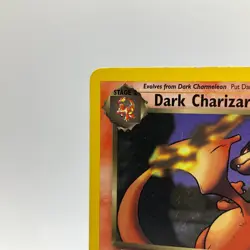 Dark Charizard 21/82 Team Rocket Rare Pokemon Card MP - Image 2