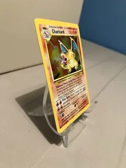 Pokemon Charizard 2nd Edition 2000 Holographic Card, 4/130 - LP - Image 4