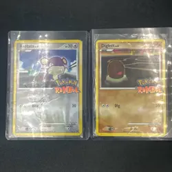 Pokemon Card Lot: Rumble Diglett And Rumble Rattata - Image 1