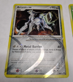 Pokemon Arceus 4-Card Lot - AR2 AR8 AR9 & Arceus LvX 95/99 - Platinum 2009 LP/NM - Image 2