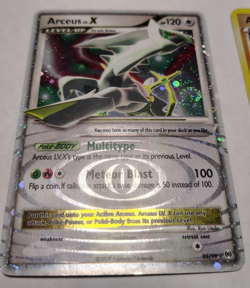 Pokemon Arceus 4-Card Lot - AR2 AR8 AR9 & Arceus LvX 95/99 - Platinum 2009 LP/NM - Image 4