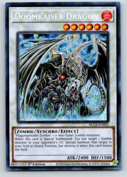 Doomkaiser Dragon BLCR-EN081 Battles of Legend Yu-Gi-Oh 1st Edition NM - Image 1