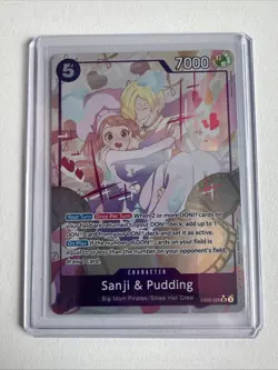 One Piece TCG English Sanji and Pudding Card EB02-035 - Image 1