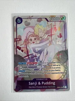 One Piece TCG English Sanji and Pudding Card EB02-035 - Image 2