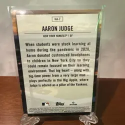 2022 Topps Series 1 Home Field Advantage Aaron Judge HA-7 Yankees SSP Case Hit - Image 2