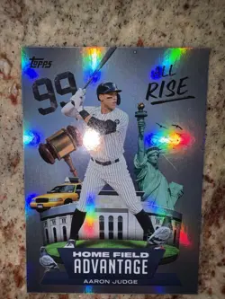 2022 Topps Series 1 Home Field Advantage Aaron Judge HA-7 Yankees SSP Case Hit - Image 3