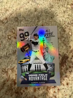 2022 Topps Series 1 Home Field Advantage Aaron Judge HA-7 Yankees SSP Case Hit - Image 4