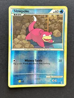Pokemon TCG Slowpoke 70/95 Reverse Holo MP - Image 1