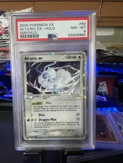 Pokemon EX Emerald Altaria Ex 90/106 Ultra Rare Holo PSA 8 - Image 1