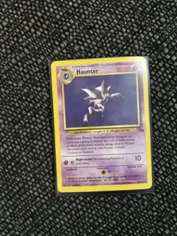 Pokemon TCG Haunter Fossil Unlimited Rare Non-Holo Card 21/62 LP - Image 3
