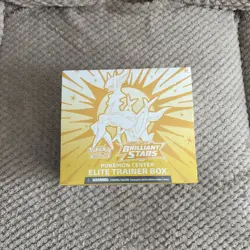 Pokemon TCG Pokemon Center Brilliant Stars Elite Trainer Box Arceus English 2022 - Image 1