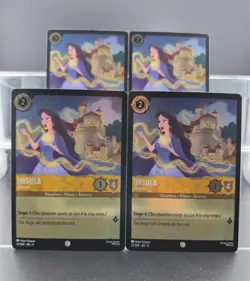 Disney Lorcana Ursula - Vanessa 22/204 Fabled Common Foil 4 Cards - Image 1