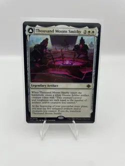 Thousand Moons Smithy - MTG Double Sided Legendary Artifact Card - LCI - Image 1