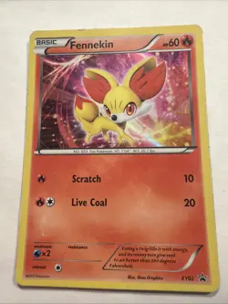 Pokemon Fennekin XY02 Holo Promo Card 2013 - Image 1