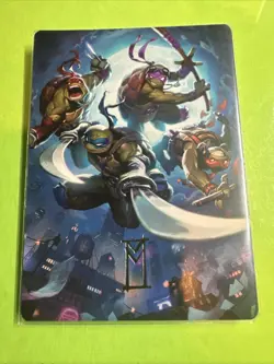 Heroes in a Half Shell 41/54- Mtg: TMT - ART CARD- Golden Stamped - Image 1