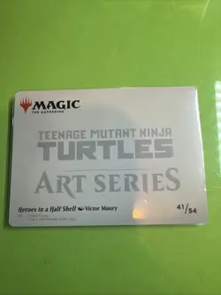 Heroes in a Half Shell 41/54- Mtg: TMT - ART CARD- Golden Stamped - Image 3