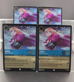 Disney Lorcana Anna - Braving the Storm 146/204 Fabled Common Foil 4 Cards - Image 1