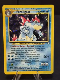 Feraligatr 4/111 Neo Genesis Unlimited Holo Rare - Image 1