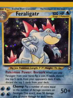 Feraligatr 4/111 Neo Genesis Unlimited Holo Rare - Image 2
