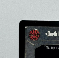 Darth Maul With Lightsaber Rare Theed Palace Star Wars CCG - Image 2