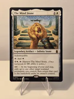 The Mind Stone | 0021 | MTG Legendary Artifact Infinity Stone | MSH | Mythic - Image 1