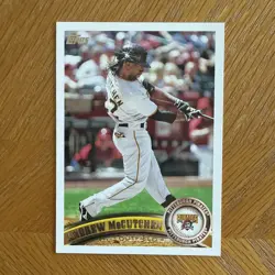 2011 Topps Sparkle Variation #60 Andrew McCutchen Pittsburgh Pirates Rare - Image 1