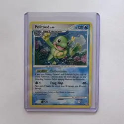 Pokemon TCG Politoed 12/146 Legends Awakened Holo Rare 120 HP Eng 2008 - Image 1