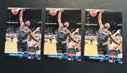 1992-93 Upper-Deck Rookie Standouts #69 Shaquille O’Neal RC 3 Cards da Bustina - Image 1