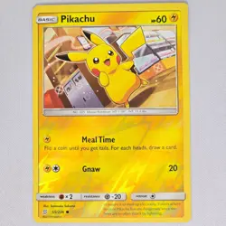 Pikachu 55/236 Unified Minds Reverse Holo Common Pokemon Card TCG English LP - Image 1